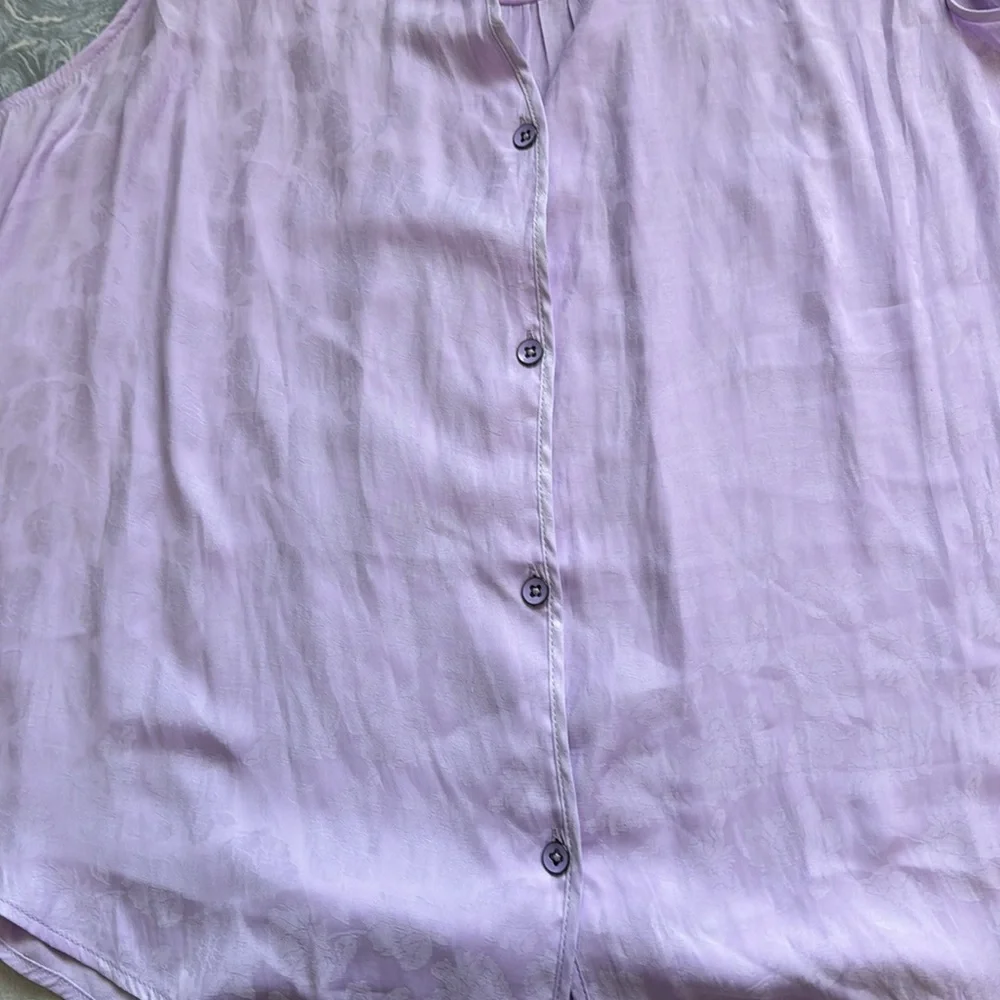 Cabi Lavender Dress Shirt XL - Picture 6 of 8